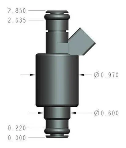 120 lb_hr Performance Fuel Injector - Individual - 522-121
